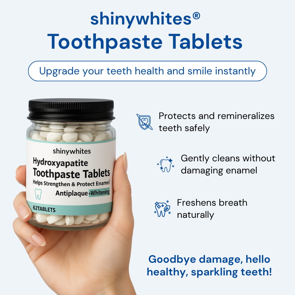 shinywhites® NOBS all-in-one tooth boost tablets