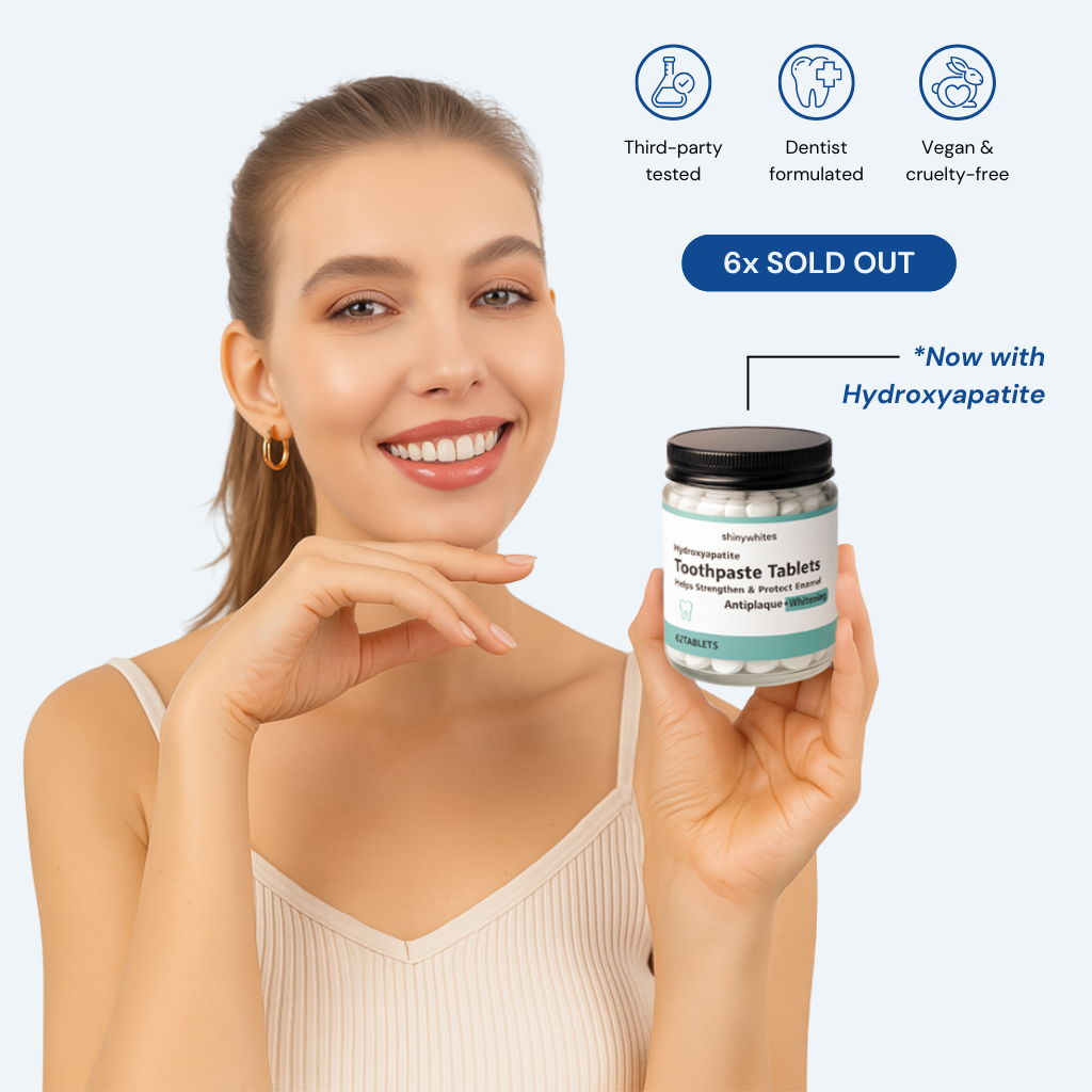shinywhites® NOBS all-in-one tooth boost tablets